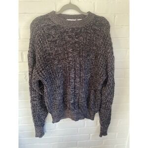 Vintage 90's TimberTrail Men's Chunky Knit‎ Sweater Cable Knit Pullover Size L